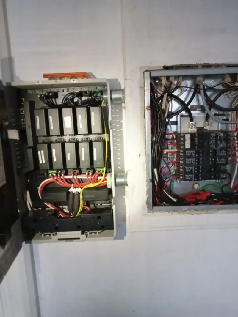 Electrical panel upgrade completed for Commercial Electrician Services in Brown